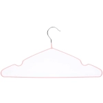 Плечики металлические нескользящие с полимерным покрытием 10шт «ТАРТИТАН», цвет светло-розовый, 40см (Селфи)