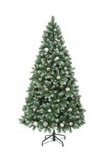 Заснеженная елка с шишками «Снежная королева» (пвх) от 1,2 м до 3,5 м