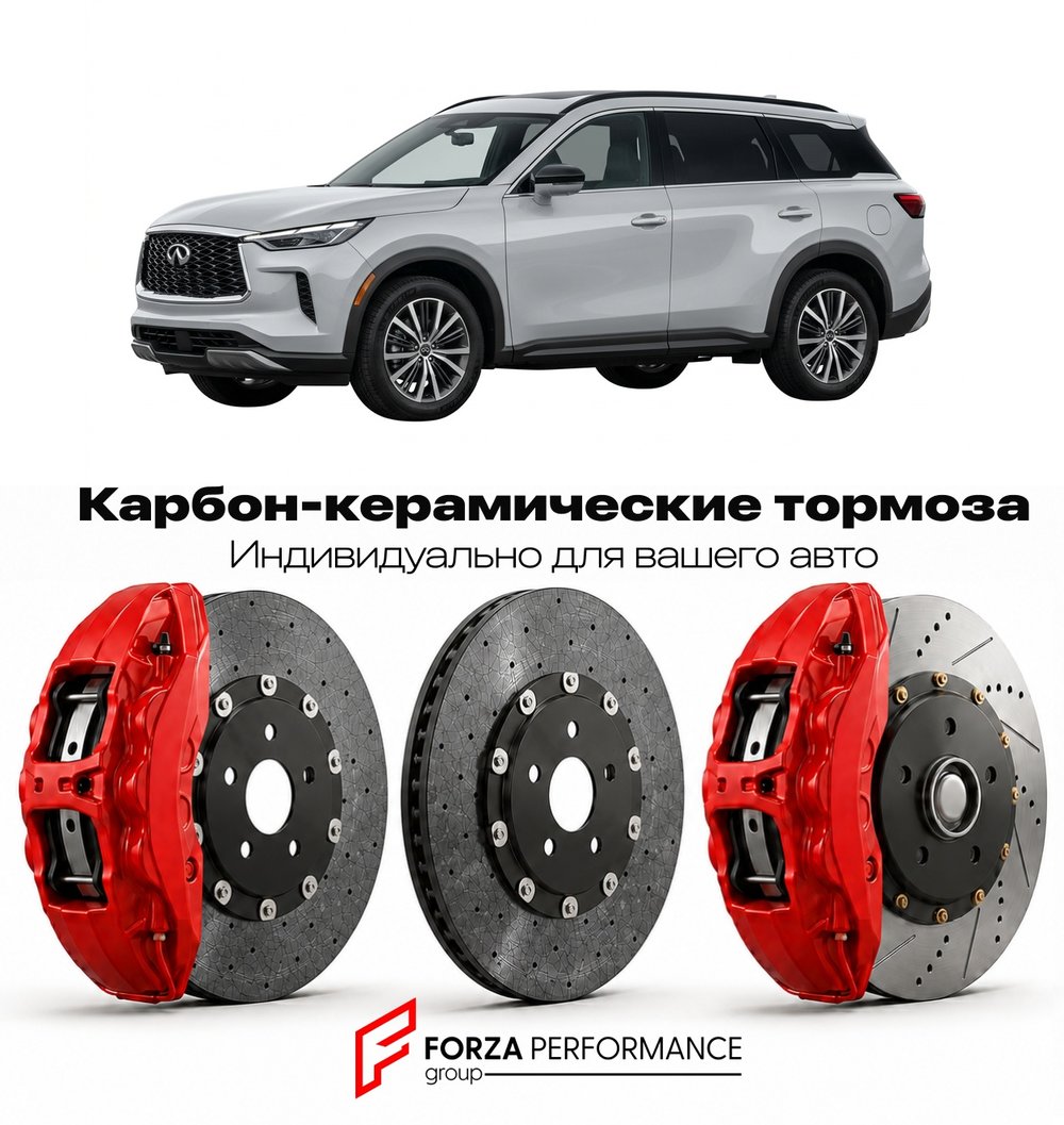 Карбон-керамическая тормозная система для Infiniti QX60 II L51 2021-2026 Инфинити