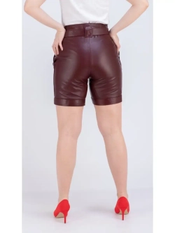 Шорты женские кожаные шорты кожаные