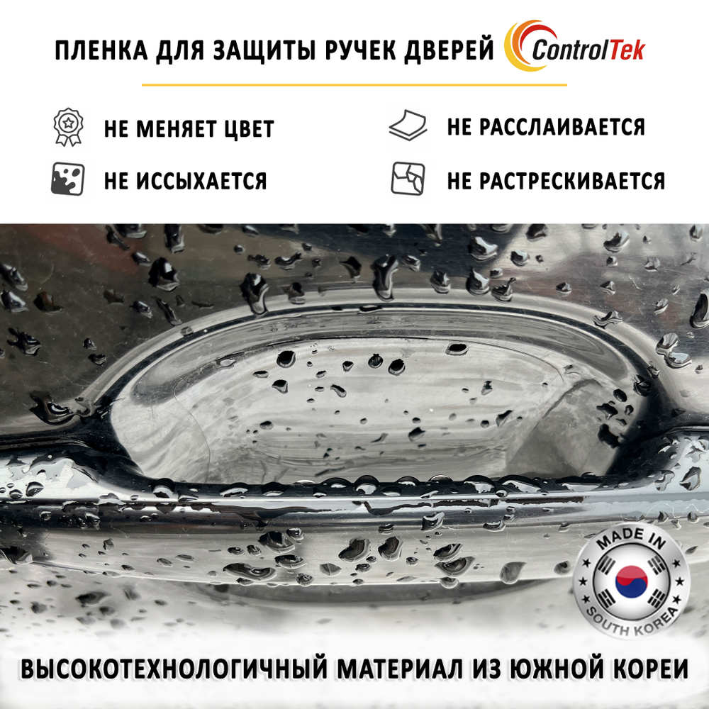 Пленка защитная под дверные ручки, универсальная ControlTek