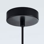 806121 Подвес NUBELLA 1х12W (led) E27 ЧЕРНЫЙ/ПЕПЕЛЬНЫЙ