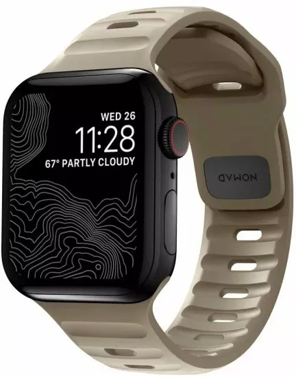 Ремешок Nomad Sport Strap M/L, dune - Apple Watch Ultra (49mm) 8/7 (45mm)/6/SE/5/4 (44mm)/3/2/1 (42mm)