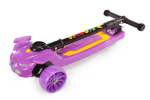 Самокат 3-х колесный, свет, звук, 03Д (фиолетовый)