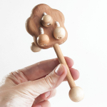 Деревянная погремушка Яблонька Леснушки