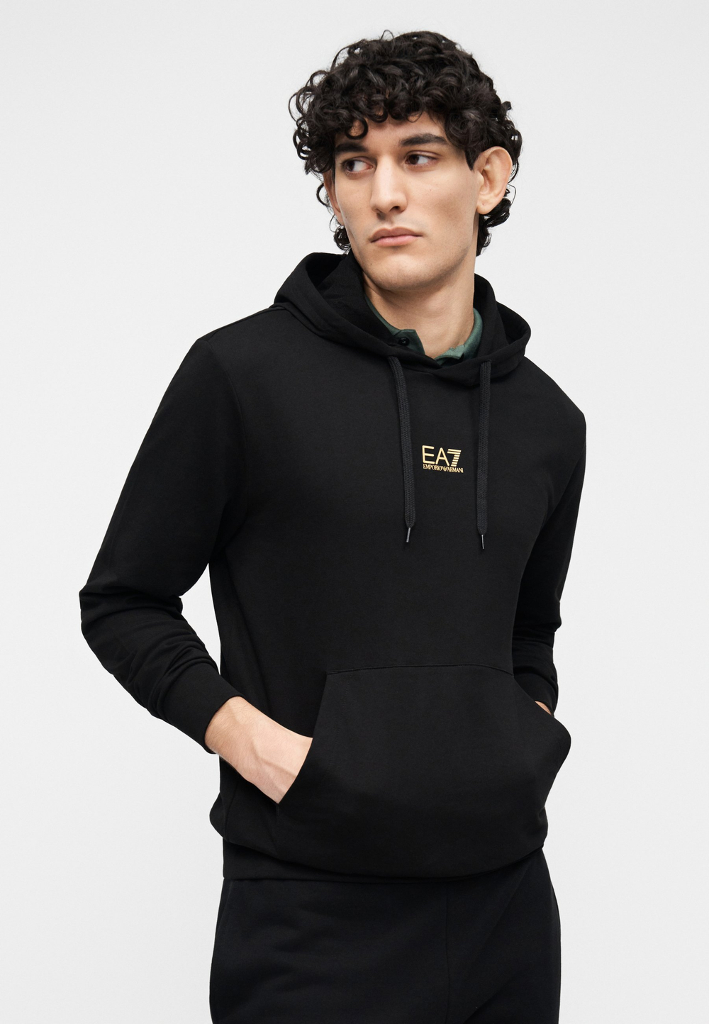 EA7 Emporio Armani UNISEX - Толстовка с капюшоном - Чёрный