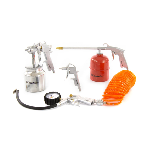 Набор пневмоинструмента 5 предм. с нижним бочком Матрикс