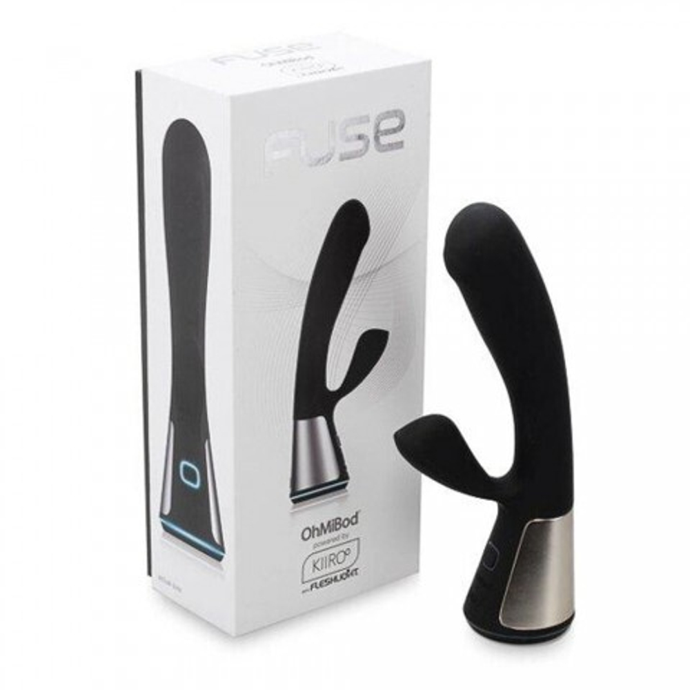 Вибратор с двойной стимуляцией Ohmibod Fuse от KIIROO (черный)