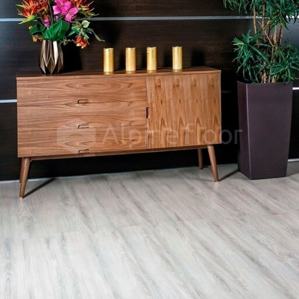 Кварцвиниловая плитка Alpine Floor Ultra ECO 5-14 Дуб снежный