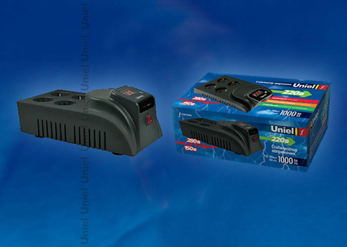 U-SDT-1000/1 Стабилизатор напряжения Uniel серии Standard - Functional 1000 ВА