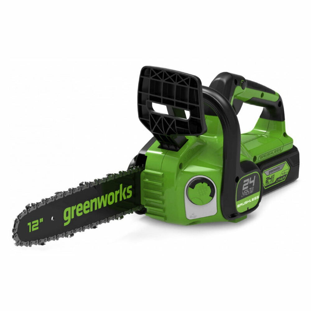 Пила цепная аккумуляторная GREENWORKS 24 V с акб и з/у 2007707UB