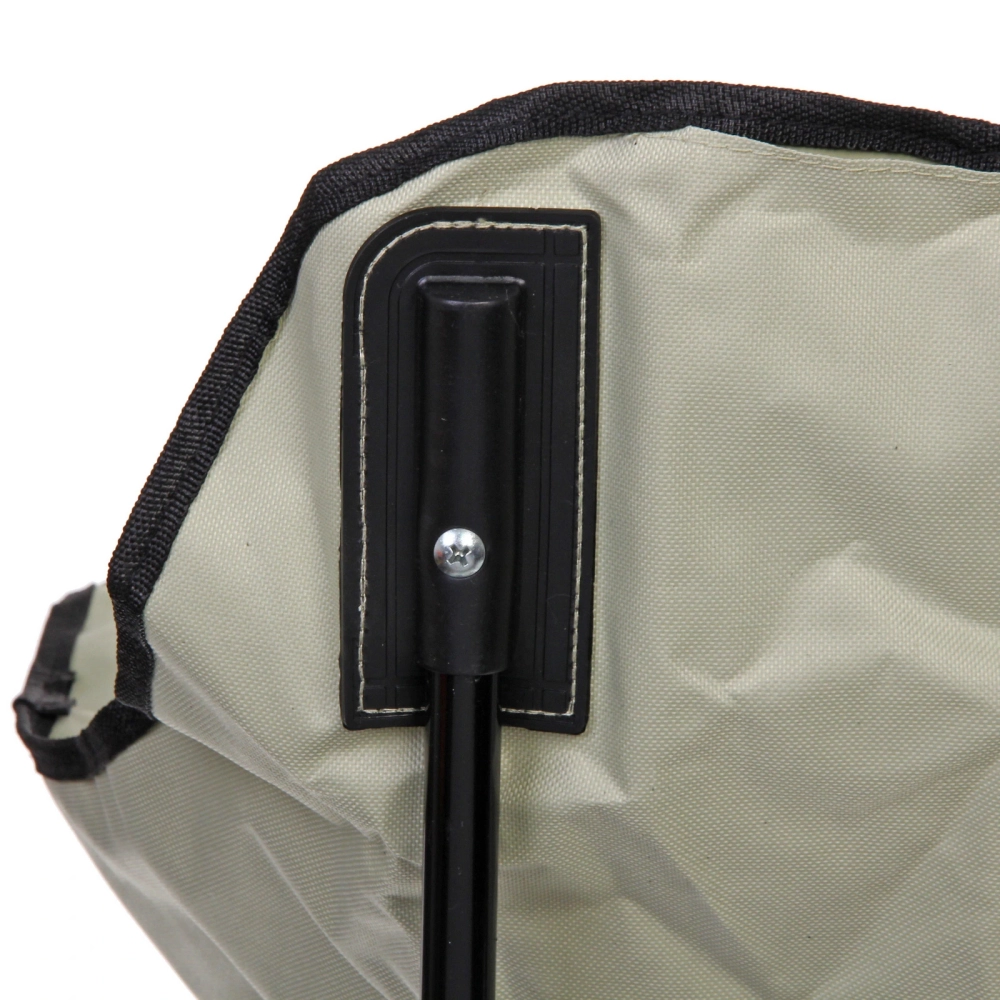 Кресло складное до 100 кг TJ-2000, 60*46*70 см, цвет: светло-серый