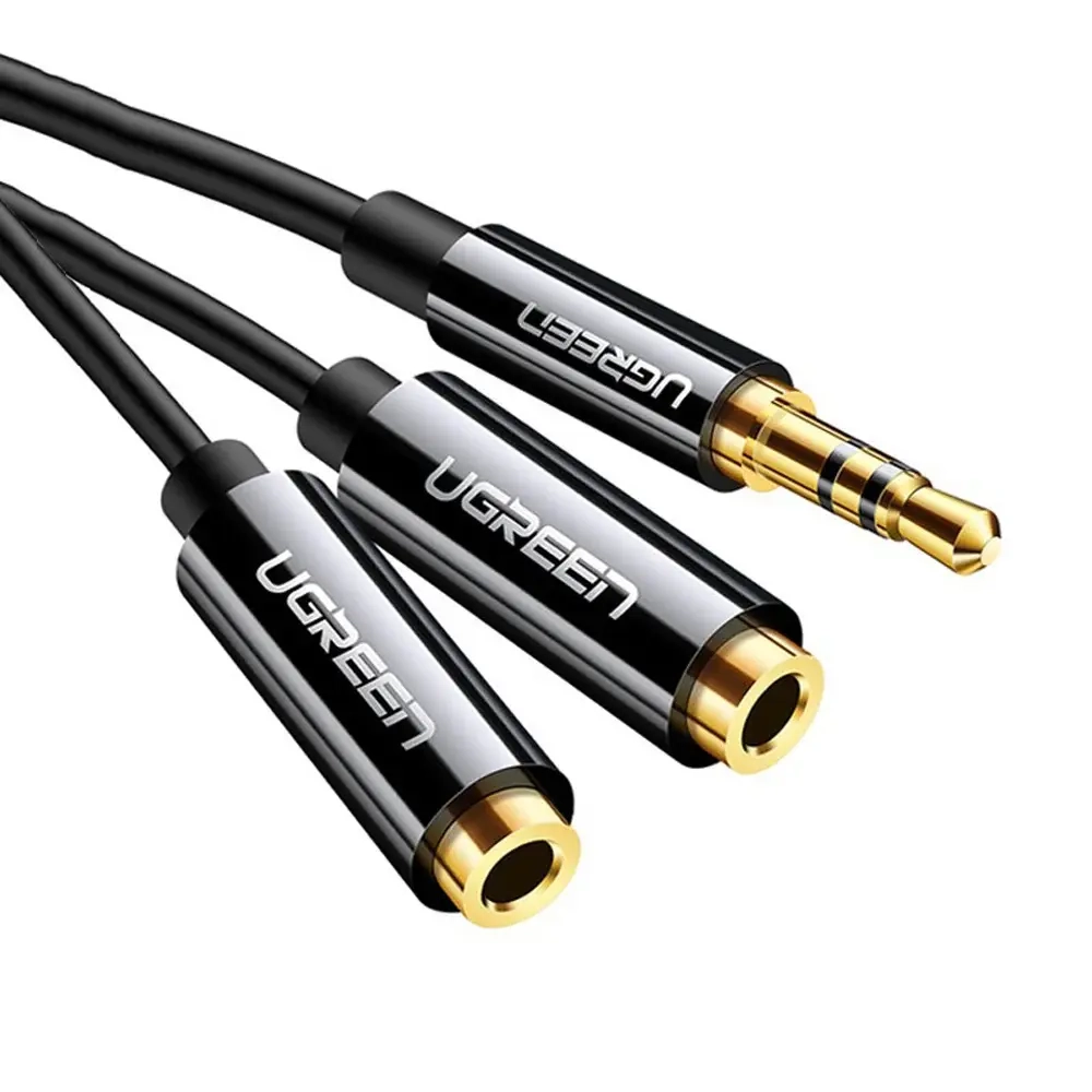 Кабель Audio 3.5mm - 2*Audio 3.5mm (сплиттер для наушников) UGREEN 20816