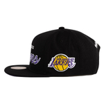 Баскетбольная кепка Mitchell&Ness NBA Team Script 2.0 Snapback Los Angeles Lakers Cap Black