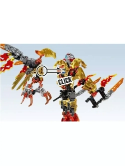 Конструктор Бионикл Таху и Икир - Объединение Огня 209 дет