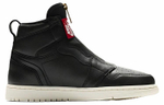 Кроссовки Jordan Air Jordan 1 Retro High Zip Black Sail (Женская размерная сетка)