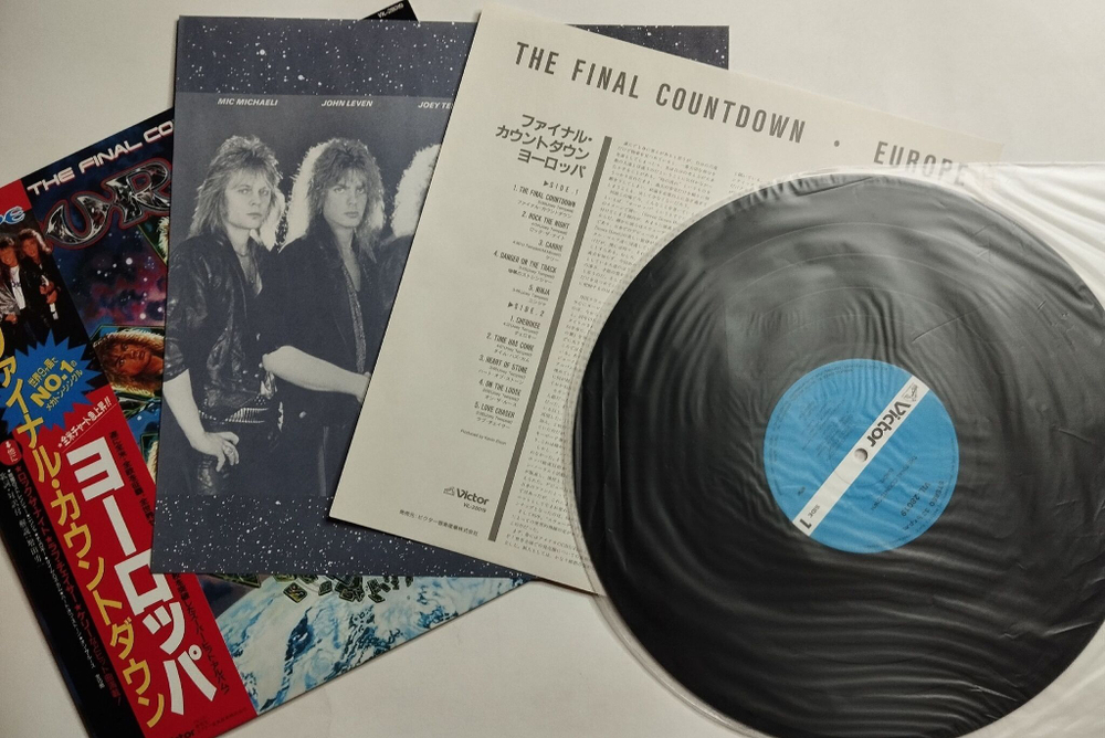 Винтажная виниловая пластинка LP Europe The Final Countdown (Japan 1986) (Obi)