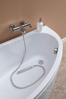 Акриловая ванна Aquanet (Акванет) Mia 140x80 L с каркасом