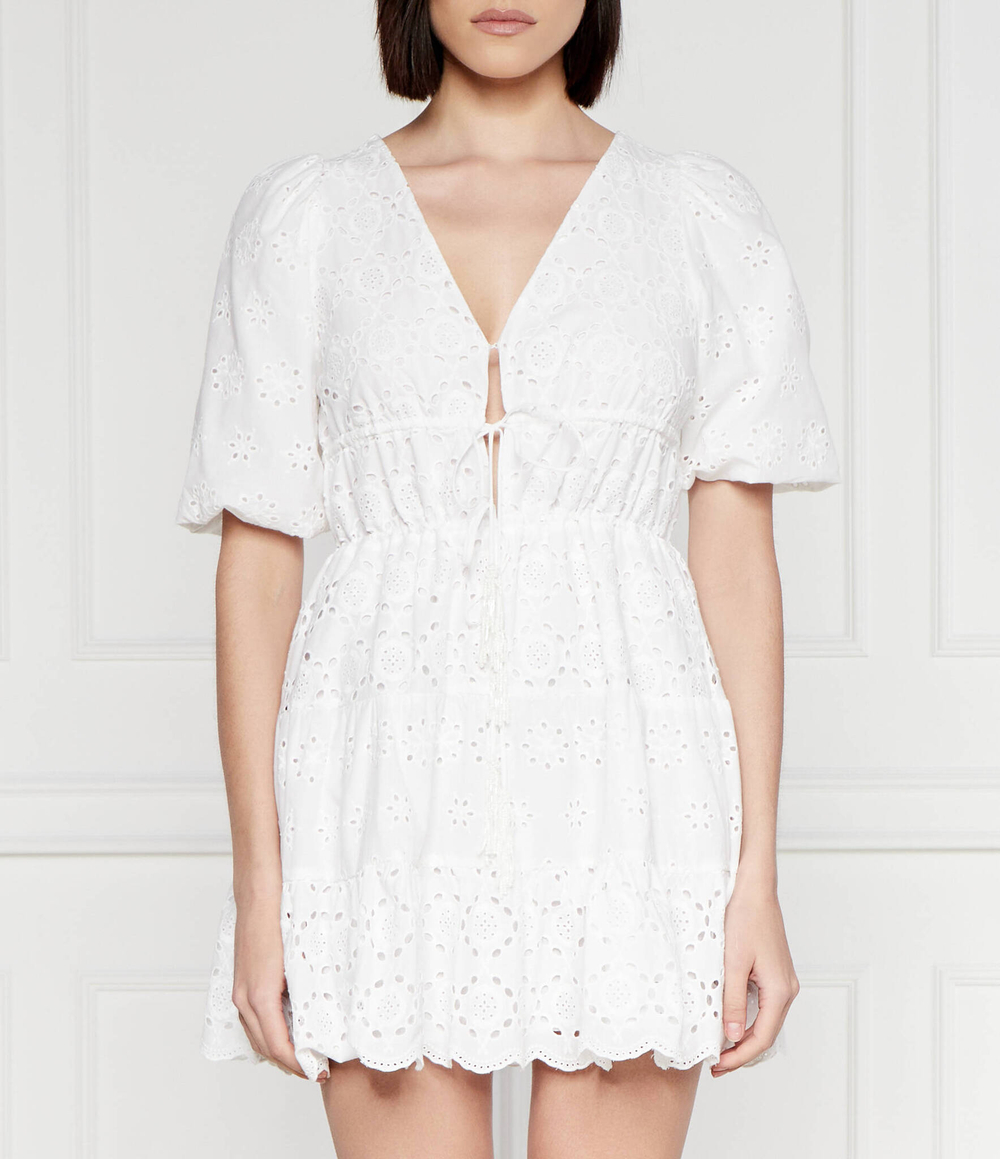 Кружевное платье DELIA Pepe Jeans London - белый(PL953475)