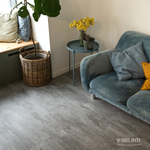 Кварцвиниловая плитка CERAMO VINILAM STON Цемент Светлый 71614- Магазин напольных покрытий в Екатеринбурге. MAXI ПОЛ