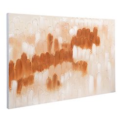 Панно декоративное с ручной росписью By Feel, 120х80 см, охра