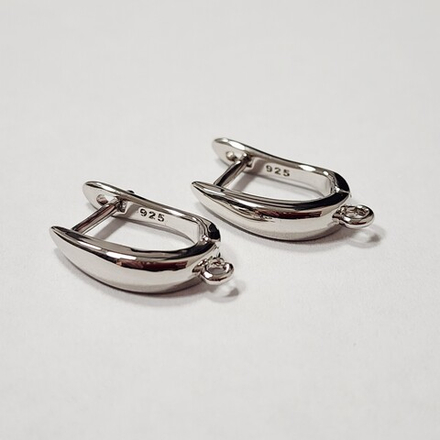 Ювелирные швензы, родий, английский замок, люкс фурнитура