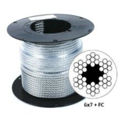 Трос в оплетке ПВХ 3/4мм (бухта 200м)