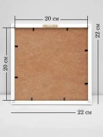 Картины на стену интерьерная на холсте 4 шт, 23*23 см