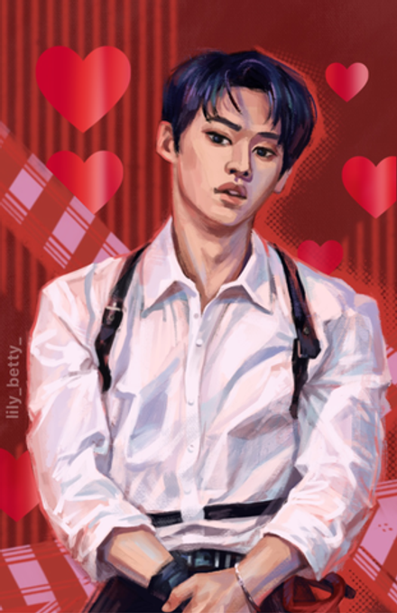 Арт карта / lily_betty_ / STRAY KIDS / Минхо