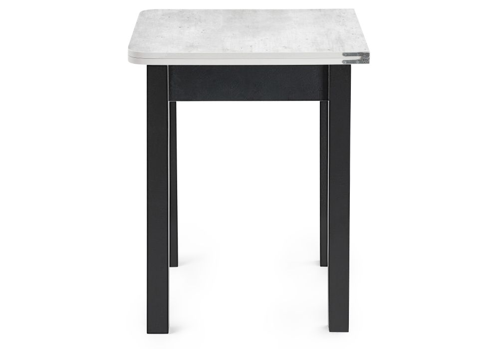 Обеденная группа Блавир белый полимер / серый полимер / метрополитан грей / черный