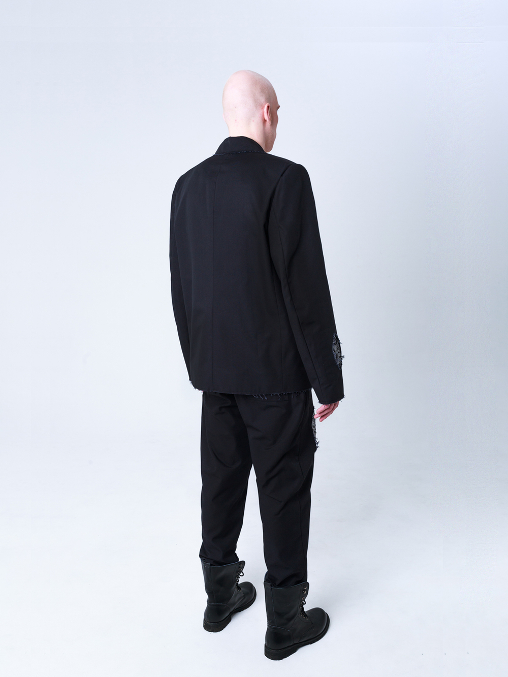 Пиджак "Бессмертный" с пайетками. Черный