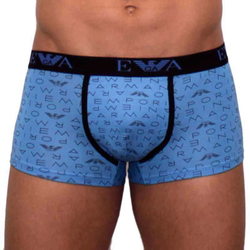 Мужские трусы хипсы голубые Emporio Armani