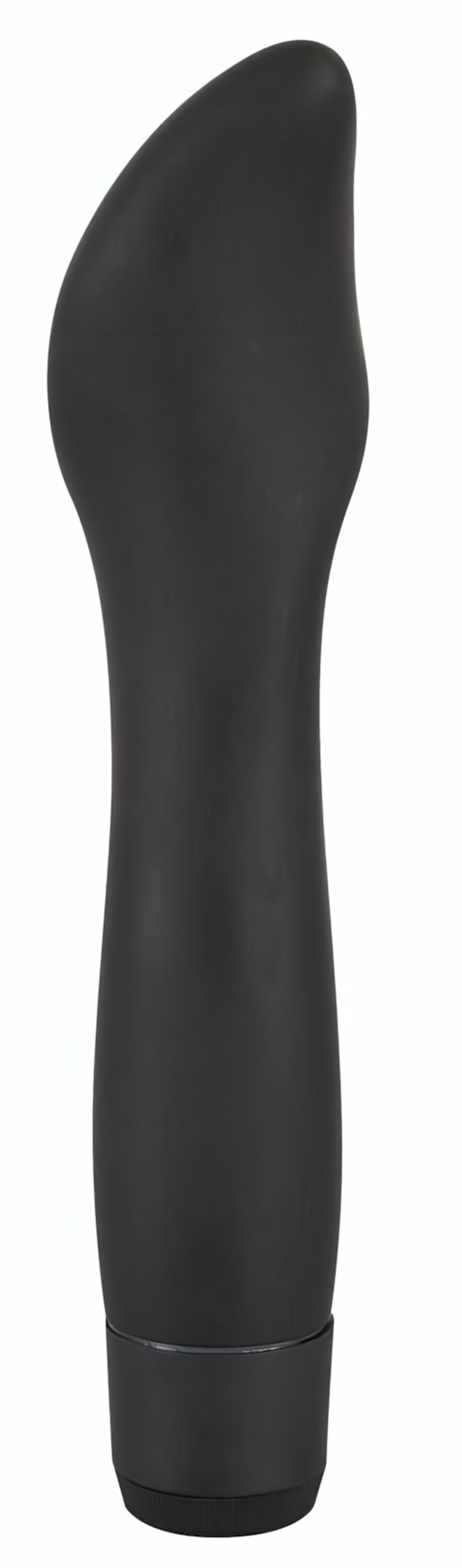 Вибратор-лепесток для стимуляции точки G - 18 см. (Цвет: черный)