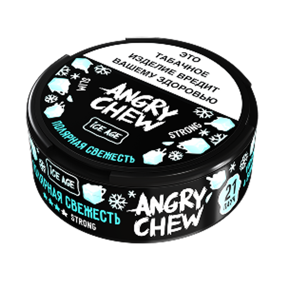 Angry Chew Slim Strong 10гр. Жевательный табак с ароматом полярной свежести (М)