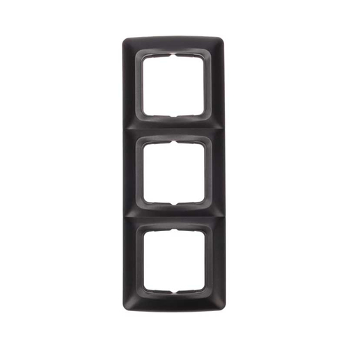 DEA Рамка 3-я горизонтальная Черный Металлик KRANZ KR-78-0347