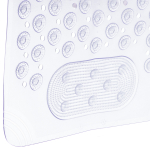 Коврик в ванну Селфи 70х35 ПВХ Бэтти прозрачный