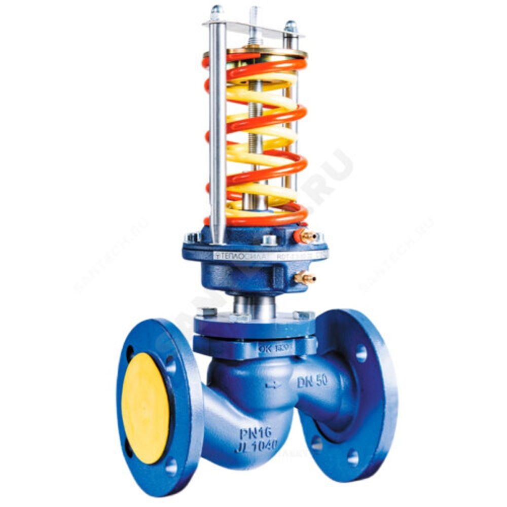 Регулятор перепада давления чугун RDT Ду 50 Ру16 фл Рп0.24-3 Kvs=32м3/ч Теплосила RDT-1.2-50-32