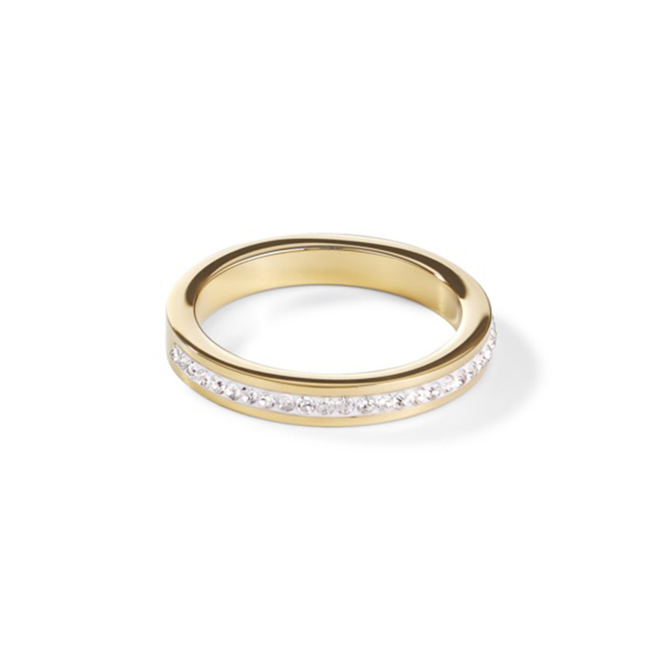 Кольцо Coeur de Lion Crystal-Gold 17.2 мм 0129/40-1816 54