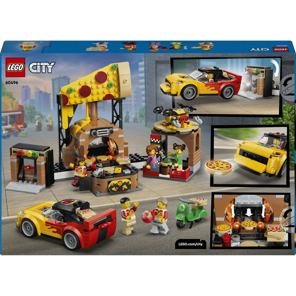 Конструктор LEGO City 60496 Доставка пиццы с транспортными средствами — фото 12