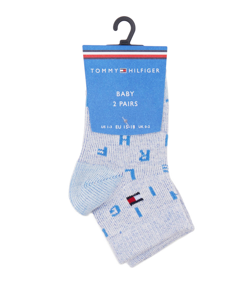 Носки 2 пары Tommy Hilfiger - голубой(701227694)