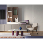 Столик кофейный Bergenson Bjorn Mojo, 120х65,5 см, сливовый