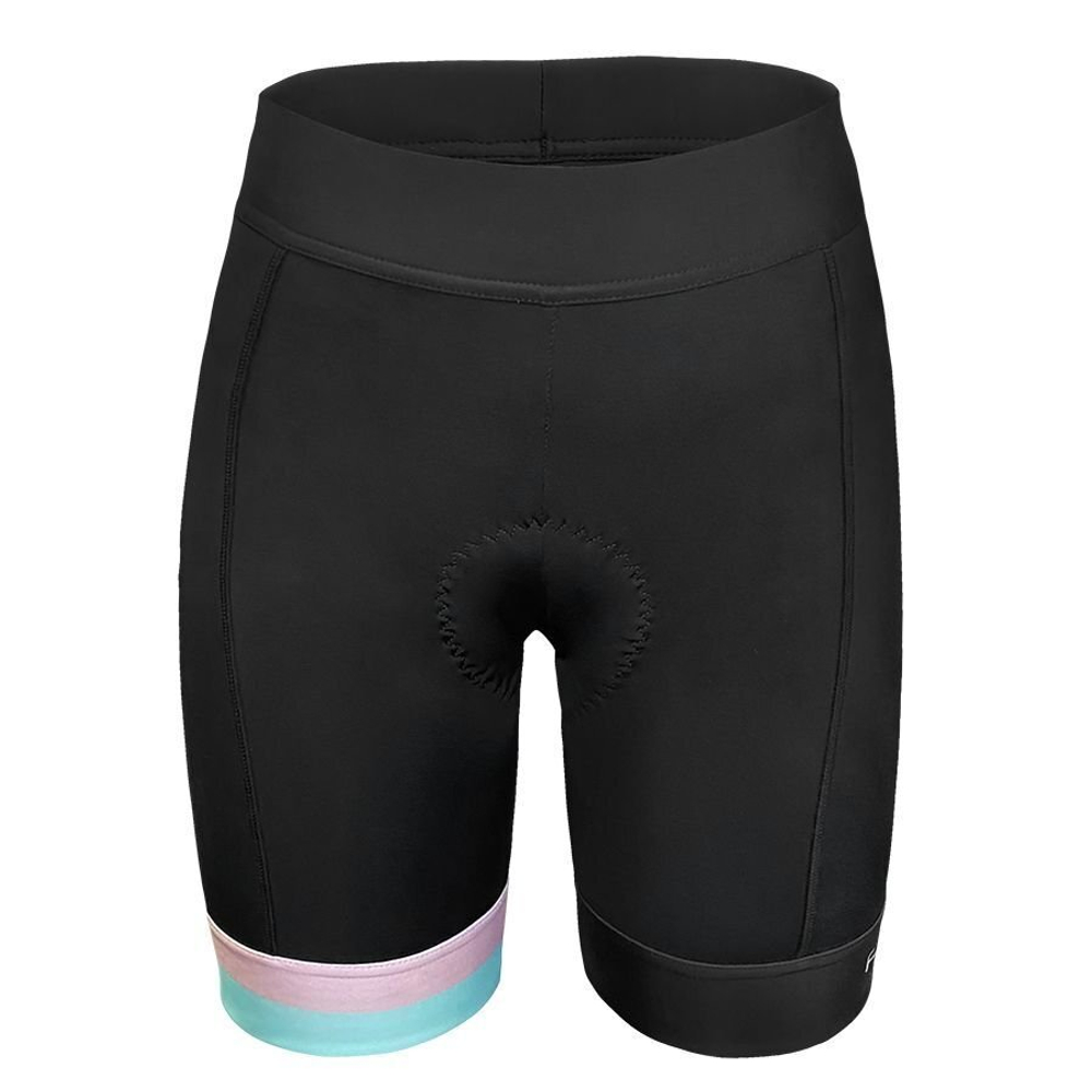 Велошорты 12-816 женские Bondeno S-1251-B15 Mint Women Active 8 panel Shorts с памперсом B15 черные