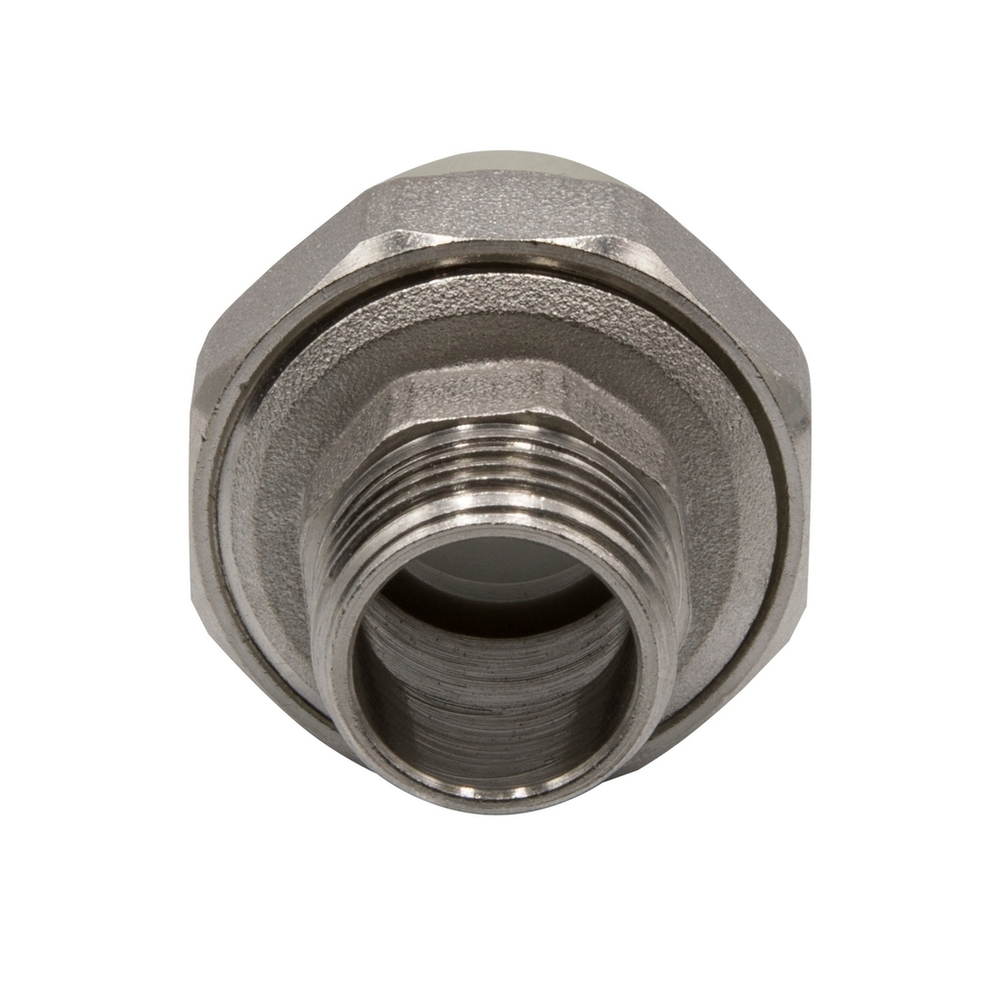 Муфта комб. разъемная, нар 20х1/2'' EVER® plast  СЕРЫЙ (Россия)
