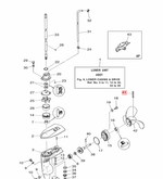Шплинт гребного винта 2CMHS