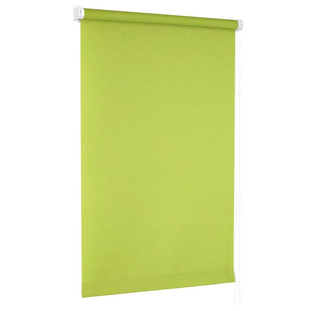 Рулонная штора Лен, 160х52 см, шир.крепл. 56 см, св-зел, СРШ-01МЭ-2653