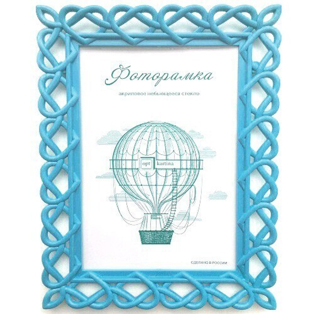 Фоторамка 10*15 см L-7 голубой