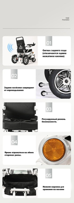 Инвалидная коляска с электроприводом Youngke