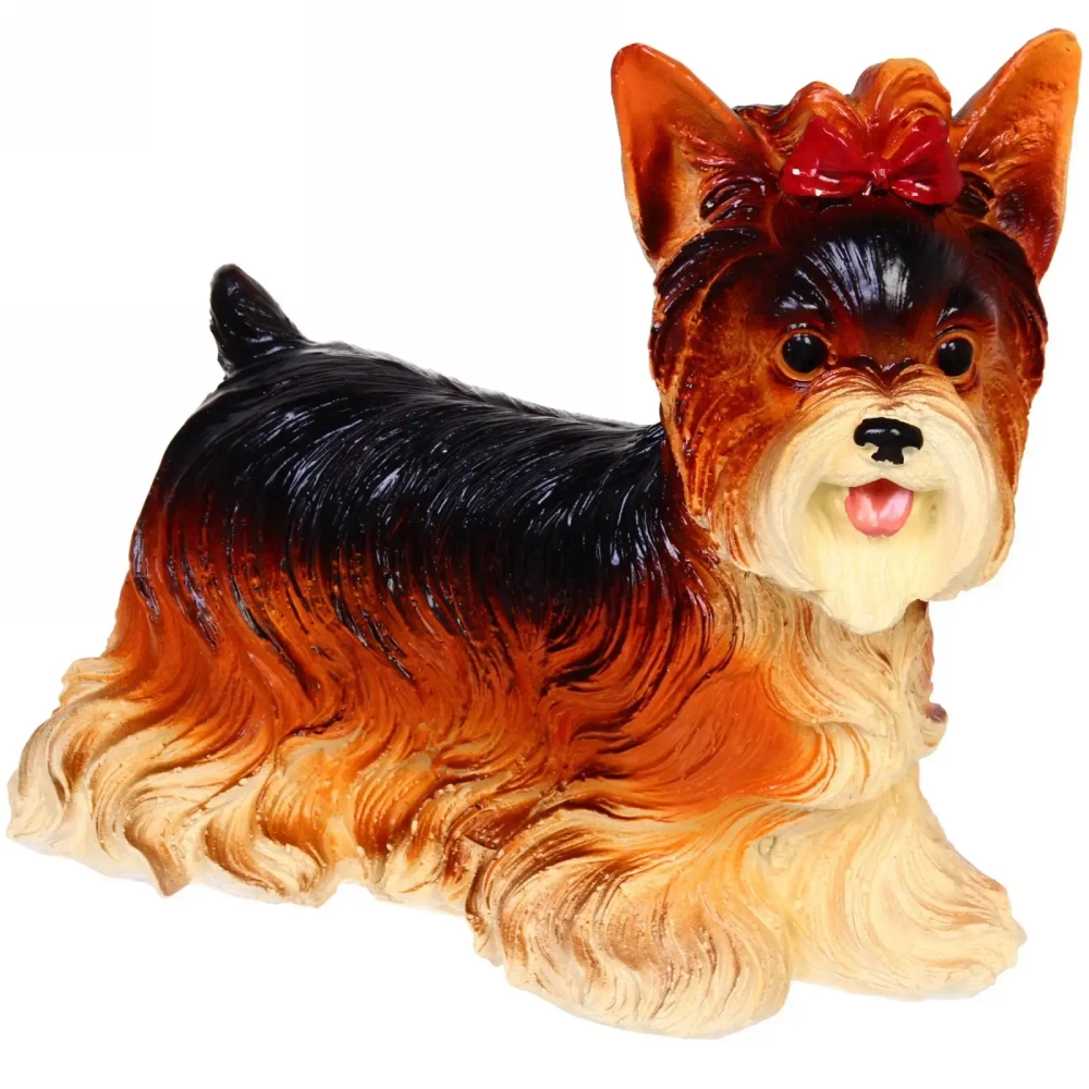 Копилка из гипса «Йорк-девочка» 22*20см