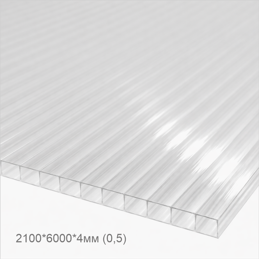 2100 6000 4мм (0,5) ПРОЗРАЧНЫЙ Гудпласт