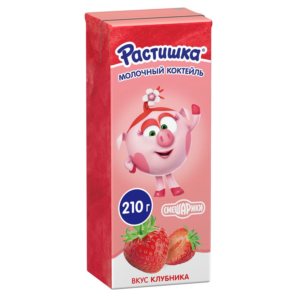 Коктейль "Растишка" клубника питьевой 210г